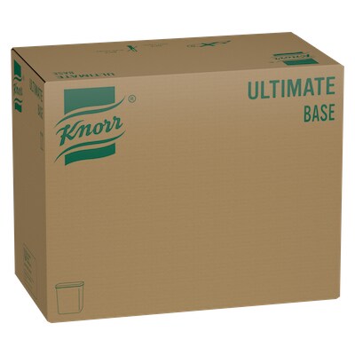 Knorr® Professional Ultimate Low Sodium Chicken Bouillon Base 4 x 5 lb - Excess salt in bases masks the true flavor of soups - not in Knorr® Professional Ultimate Low Sodium Chicken Bouillon Base!